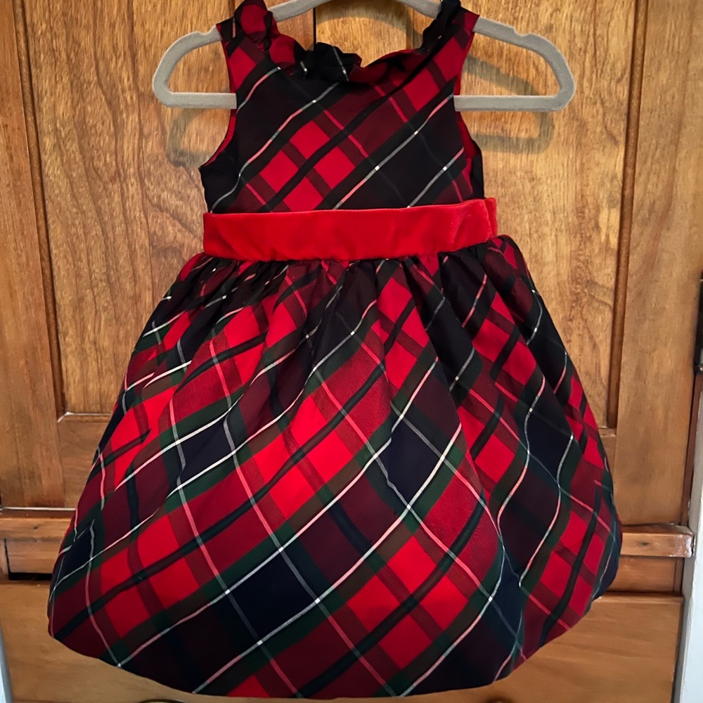 Janie and Jack Tartan Holiday dress 3-6 Month